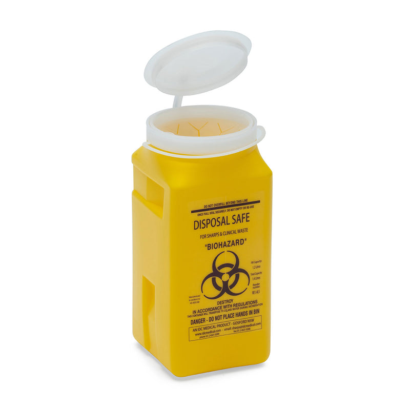 Sharps Disposal Bin 1.4 Litre