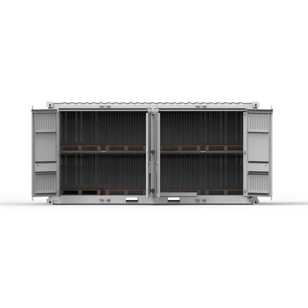 20ft Dangerous Goods Container With Storage Module - Single Level Adjustable Mid Rack