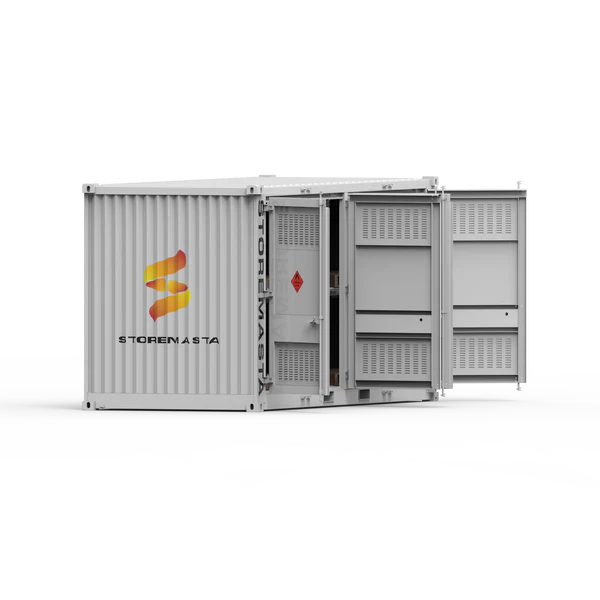 20ft Dangerous Goods Container With Storage Module - Single Level Adjustable Mid Rack