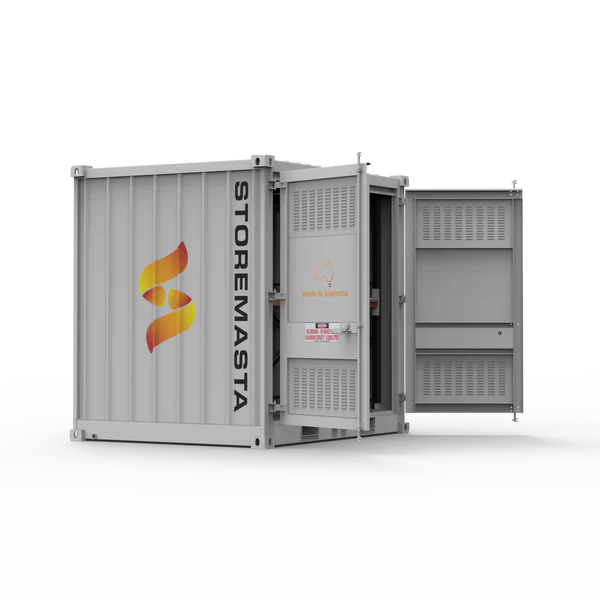 10ft Dangerous Goods Container With Storage Module - Single Level Adjustable Mid Rack