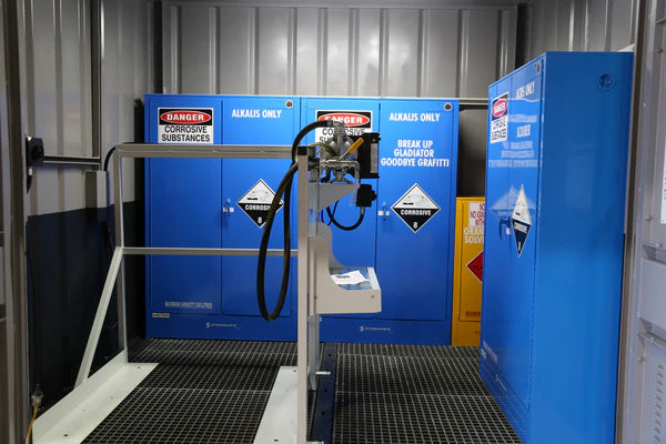10ft Dangerous Goods Container with Dispensing Station