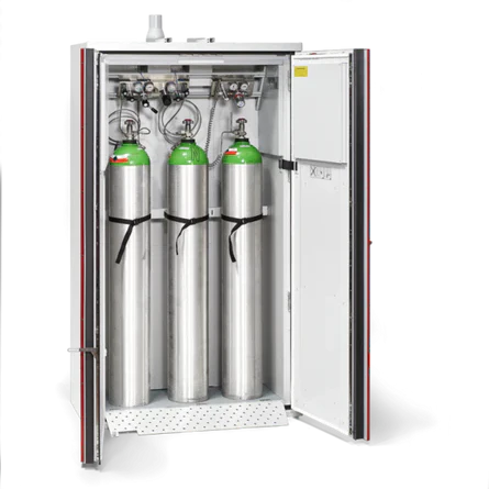 Supreme Line Compressed Gas Cylinders Indoor Storage - 3 Cylinder