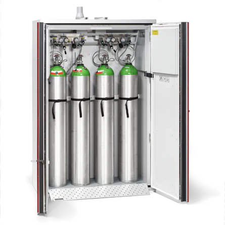 Supreme Line Compressed Gas Cylinders Indoor Storage - 4 Cylinder