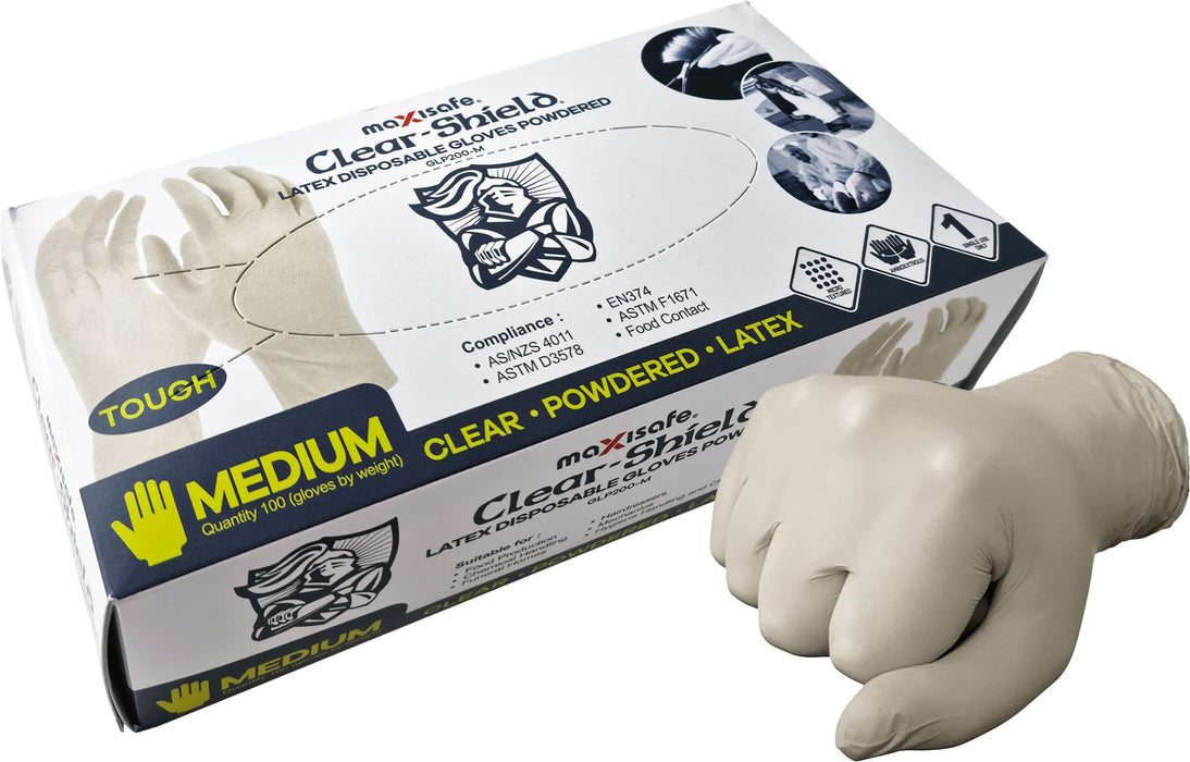 Latex Disposable Gloves Powdered