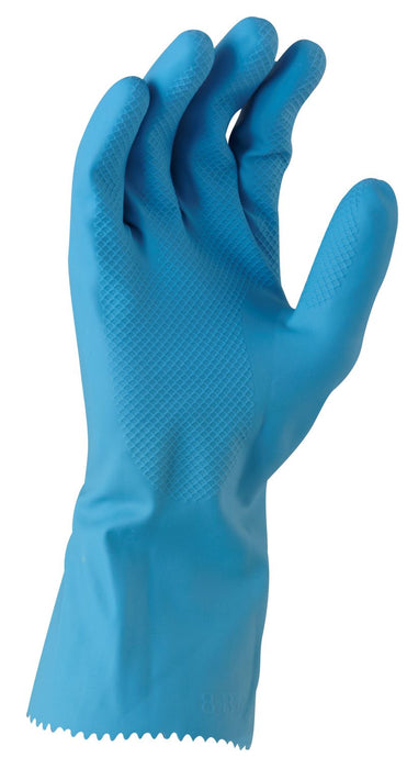 Maxisafe Blue Latex Silverlined Glove