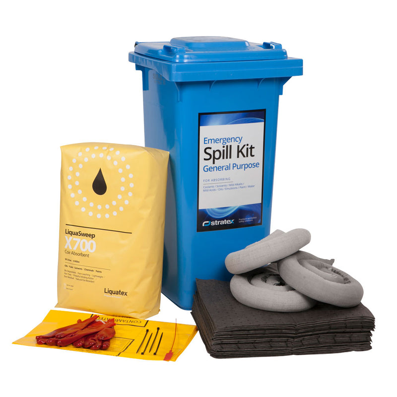 120L Wheeled Bin Economy Spill Kit – General Purpose