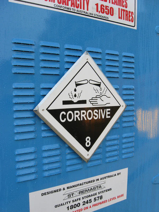 Single Depth Corrosive Substance Store - 2 IBC - Vertical