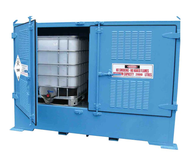 Single Depth Toxic Substance Store - 2 IBC