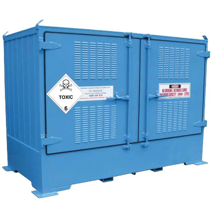 Single Depth Toxic Substance Store - 2 IBC