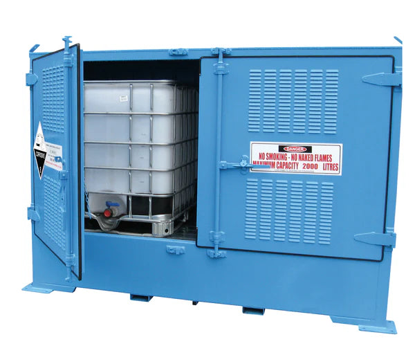 Single Depth Corrosive Substance Store - 2 IBC