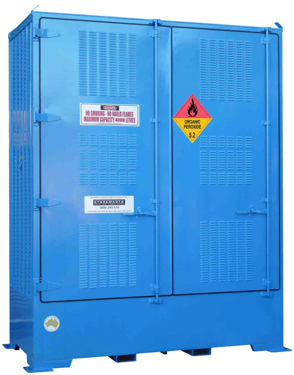 Single Depth Organic Peroxide Store - 4 IBC