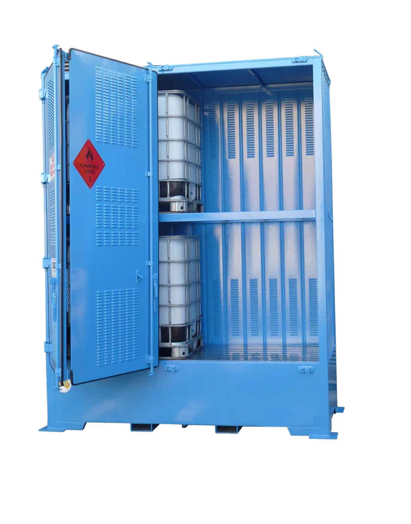 Single Depth Flammable Liquids Store - 4 IBC