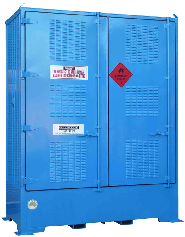 Single Depth Flammable Liquids Store - 4 IBC