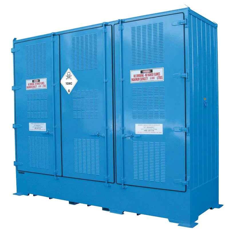 Single Depth Toxic Substance Store - 6 IBC