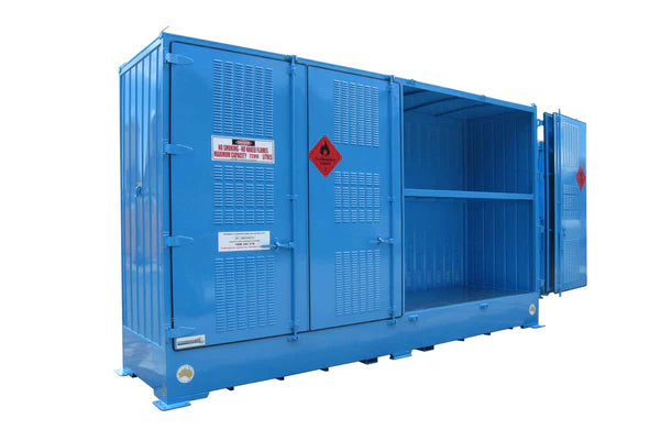 Single Depth Flammable Liquids Store - 8 IBC