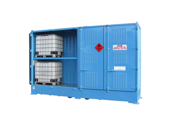 Single Depth Flammable Liquids Store - 8 IBC