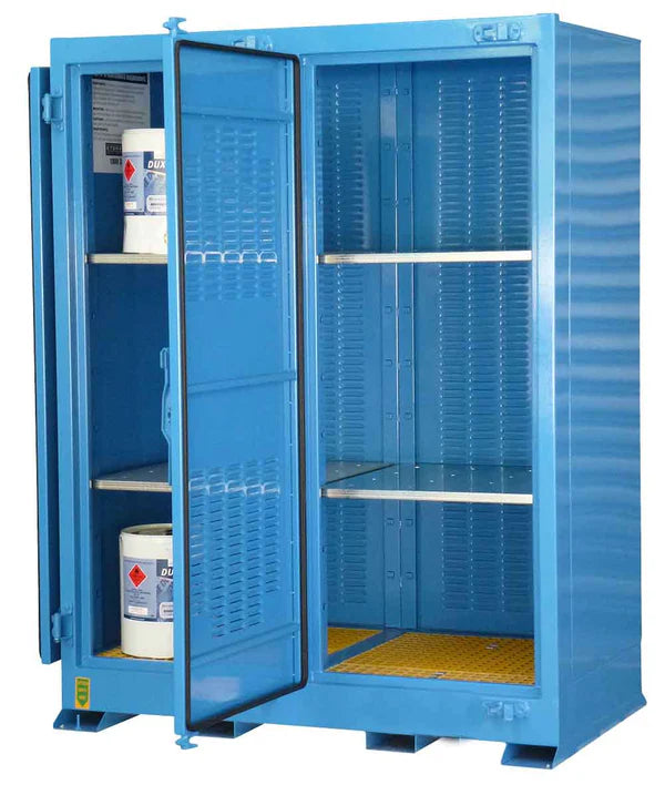 Small Flammable Cup 450L - Small Outdoor Flammable Liquid Store — Spilldoc Australia