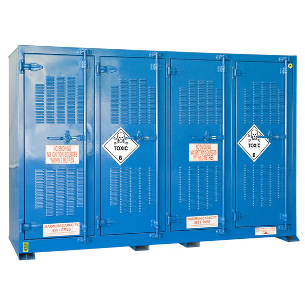 850L - Small Outdoor Toxic Substance Store