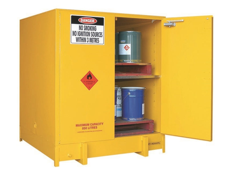 850L - Large Capacity Flammable Liquids Storage Cabinet - Pallet Store