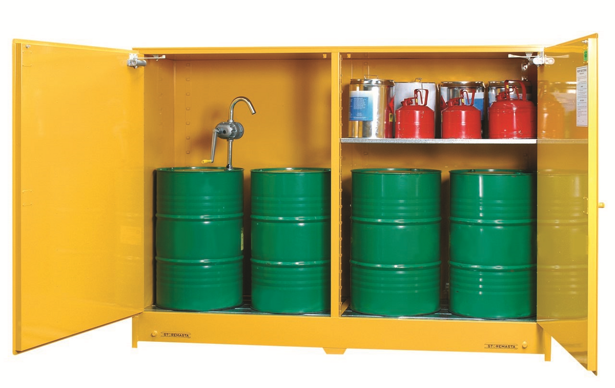 850L - Large Capacity Flammable Liquids Storage Cabinet — Spilldoc ...