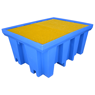 Polyethylene 1 X 1000L Bund -1760 X 1350 X 800mm, Capacity: 1150L