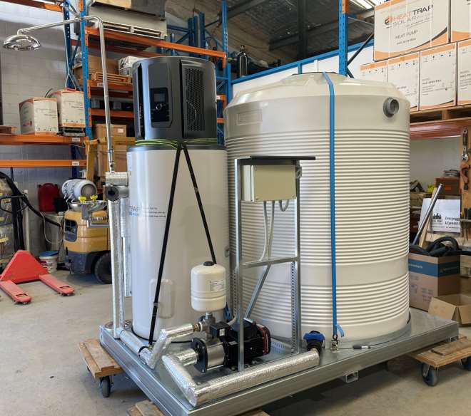 Portable Emergency Tank Shower and Eyewash 2500L with Chiller System