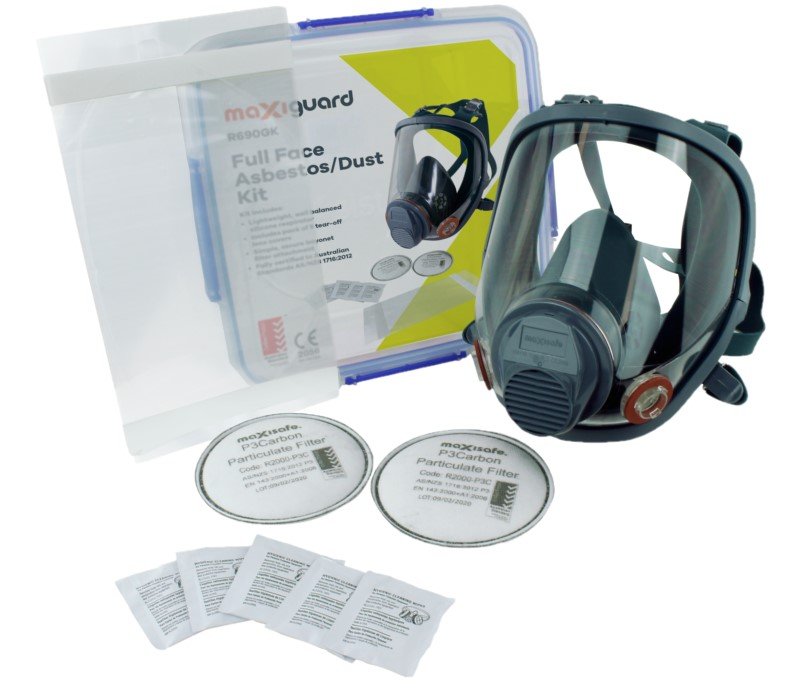 Maxiguard Full Face Respirator Asbestos/Dust Kit