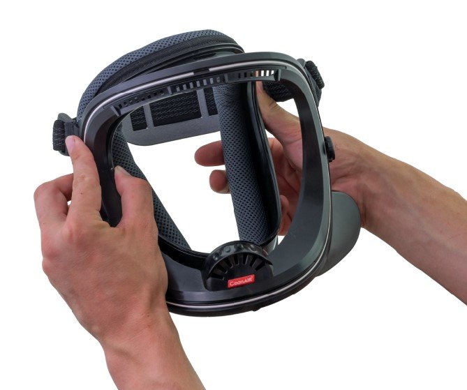 CleanAIR UniMask Faceshield — Spilldoc Australia
