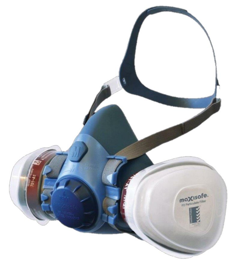 MaxiGuard Half Mask Silicone Chemical Kit (Blister Pack)