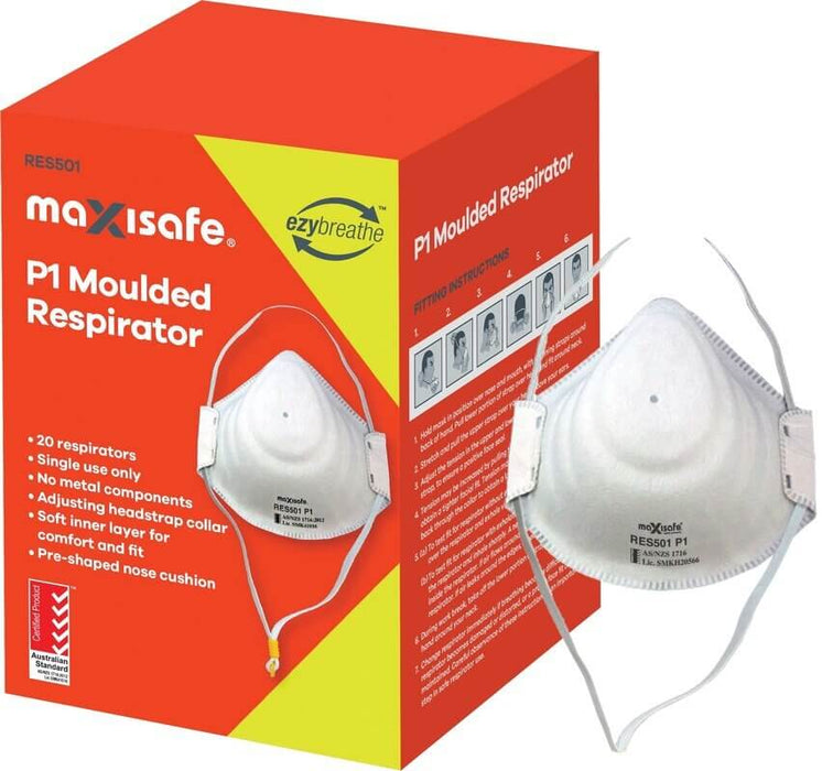 P1 Moulded Respirator, box 20