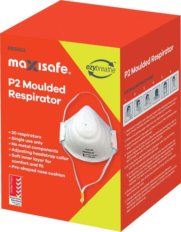 P2 Moulded Dust mask, box 20