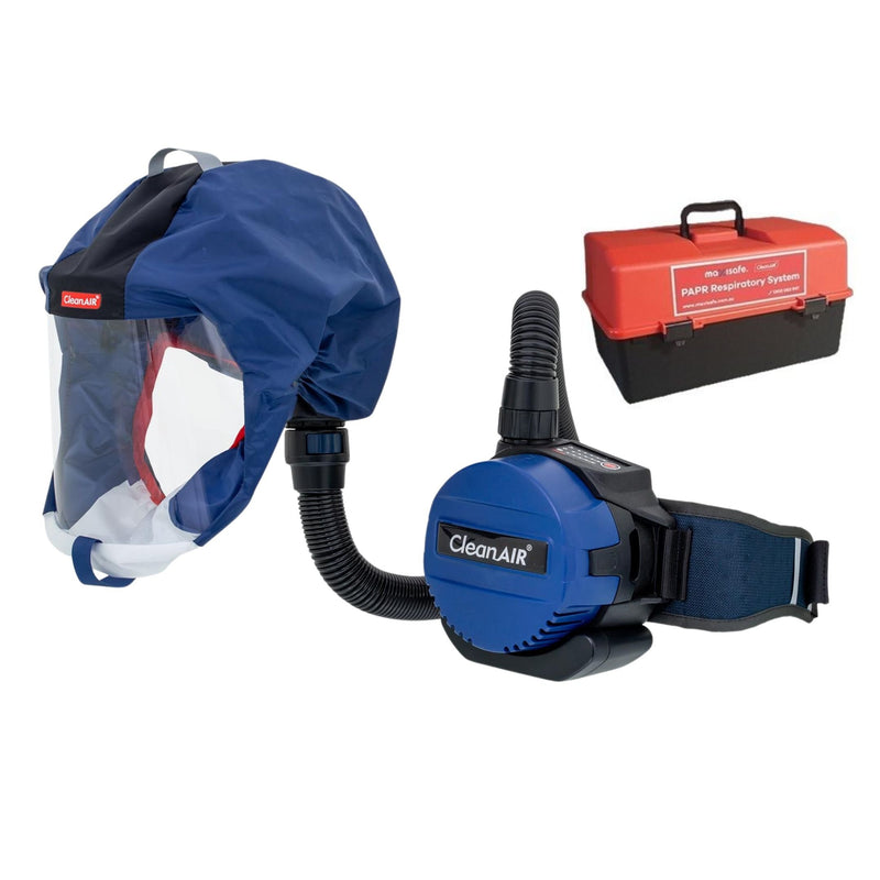 CleanAir CA-1 Blue Short Hood with Basic PAPR