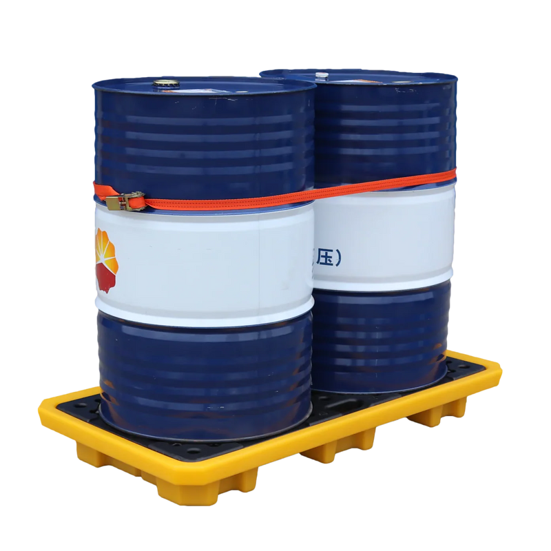 Spilldoc® Low Profile 2 Drum Spill Pallet with Drain Plug SD002L