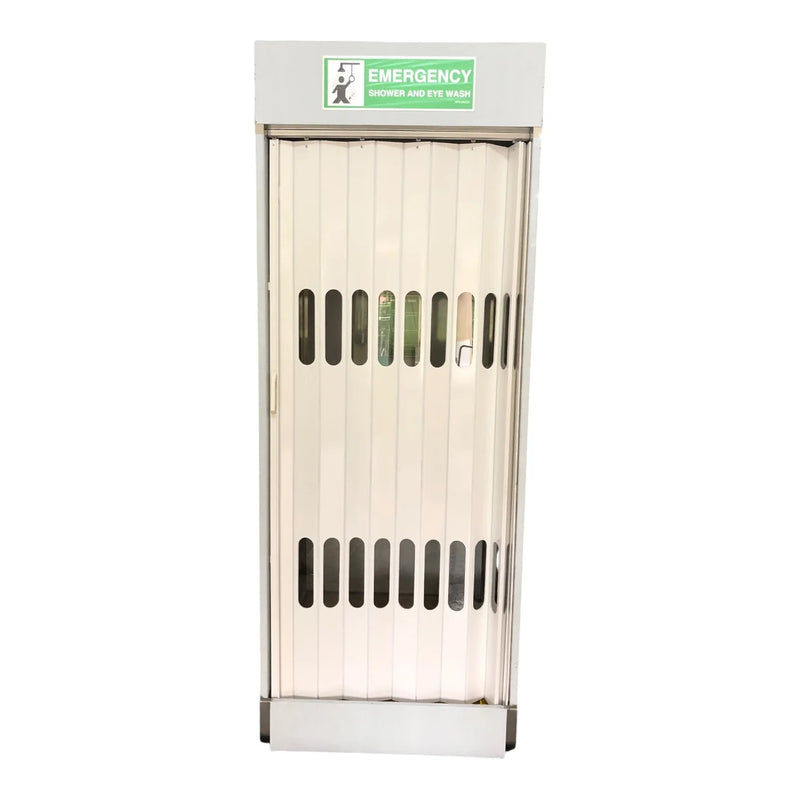 Spilldoc Enclosed Booth Safety Shower & Eyewash Station SDEBR2SE304