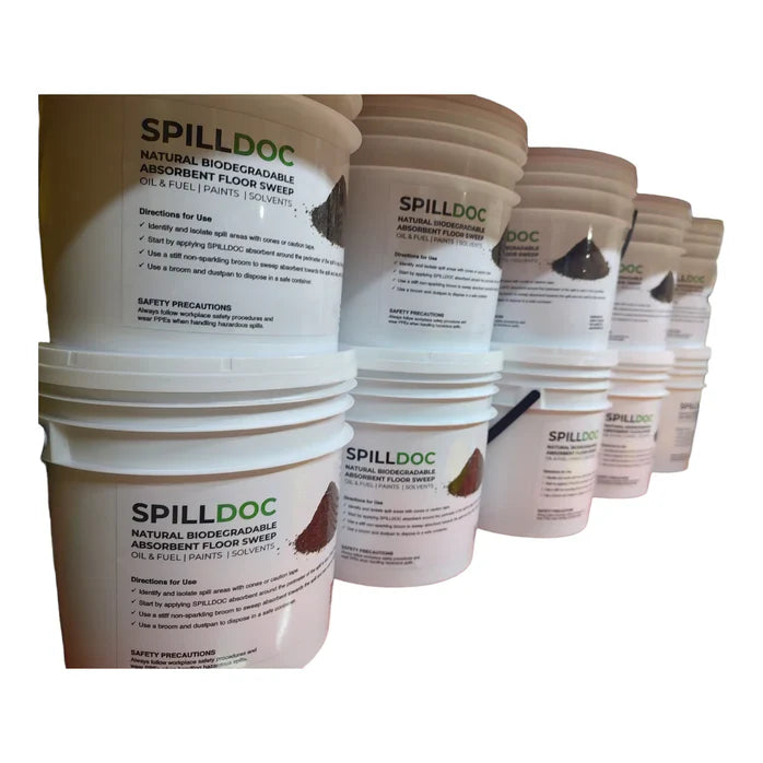 SPILLDOC NATURAL BIODEGRADABLE ABSORBENT FLOOR SWEEP 2 KG