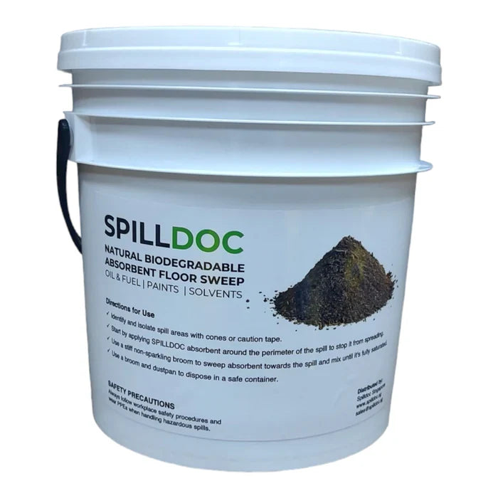 SPILLDOC NATURAL BIODEGRADABLE ABSORBENT FLOOR SWEEP 2 KG