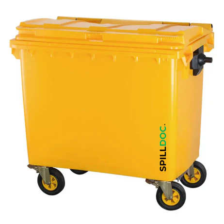 SPILLDOC LARGE CONTAINER WITH 4 WHEELS 1100L SDGBC1100