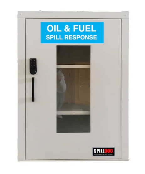 SPILLDOC® OIL & FUEL SPILL RESPONSE STATION WITH DIGITAL LOCK SDOSRS100