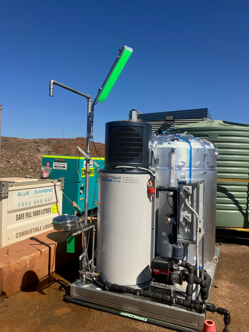 Portable Emergency Tank Shower and Eyewash 2500L with Chiller System