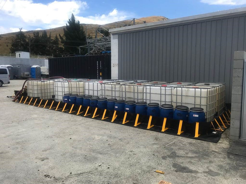 Portable Containment Bund 900gsm Yellow PVC