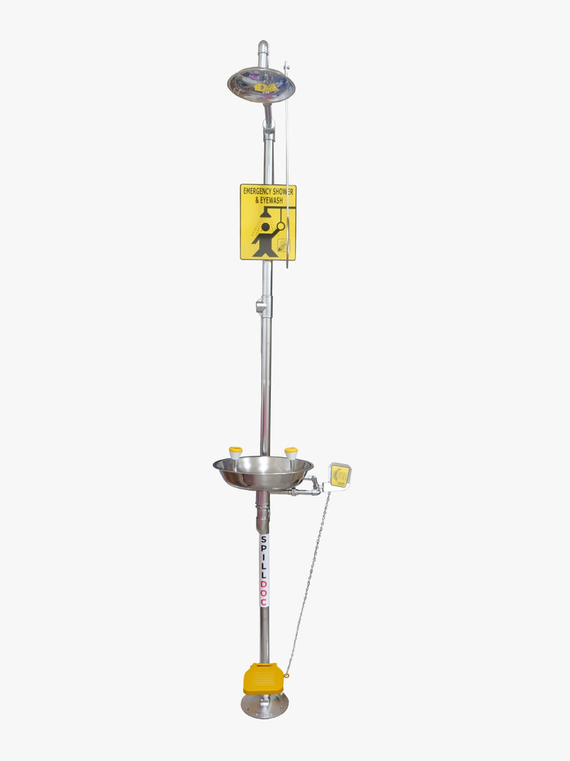 Spilldoc Combination Shower & Eyewash Station SDSE304