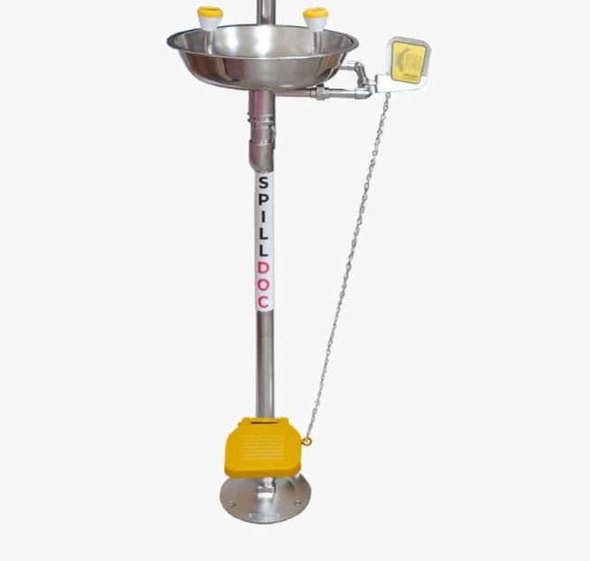 Spilldoc Floor Mounted Eyewash Station SDEF/304SS