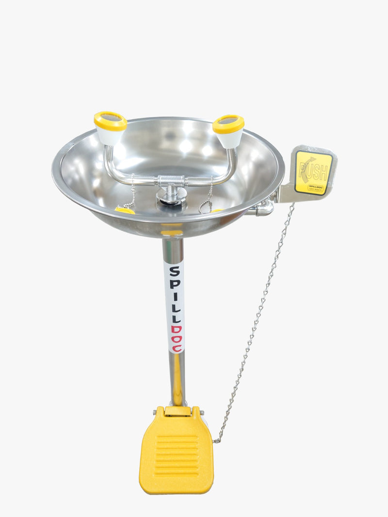 Spilldoc Floor Mounted Eyewash Station SDEF/304SS